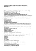 BIOM 3090 QUIZ QUESTIONS WITH VERIFIED ANSWERS