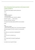 Wk 13 Education Exam questions and answers latest&NewLine;update Graded A&plus;&NewLine;T&sol;F school OTs only support academic achievement&NewLine;FALSE&NewLine;support&colon;&NewLine;- academic achievement&NewLine;- social participation&NewLine;- ALL school routines &lpar;recess&comma; classroom&comma; cafeteria&rpar;&NewLine;School OTs suppor