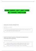 FMF GCE STUDY GUIDE QUESTIONS AND CORRECT ANSWERS