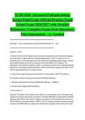 NURS 6501 Advanced Pathophysiology Actual Final Exam Official Practice Exam Actual Exam 2026&sol;2027 with Detailed Rationales &vert; Complete Exam-Style Questions &vert; Pass Guaranteed &ndash; A&plus; Graded&NewLine;&NewLine;
