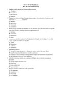 Review Test for Final Exam PSY 250 Abnormal Psychology 