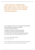 ATI RN MATERNAL NEWBORN 2026 PROCTORED EXAM LATEST COMPLETE  QUESTIONS WITH DETAILED VERIFIED ANSWERS GRADED A&plus;