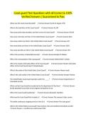 Coast guard Test Questions with all Correct & 100&percnt; Verified Answers &vert;Guaranteed to Pass