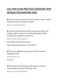 CLG 0010 EXAM PRACTICE QUESTIONS WITH&NewLine;DETAILED EXPLANATIONS 2026