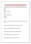 YYZ AVOP TEST QUESTIONS AND VERIFIED DETAILED SOLUTIONS &lpar; MULTIPLE CHOICES&rpar; &vert;100&percnt; CORRECT&excl;