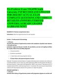 Pre-Predictor Exam NSG6998 South University FNP REVISED AND UPDATED FOR 2026&sol;2027 ACTUAL EXAM COMPLETE QUESTIONS AND CORRECT DETAILED ANSWERS &lpar;VERIFIED ANSWERS&rpar; &vert;ALREADY GRADED A&plus;&vert;&vert;BRAND NEW&excl;&excl;&NewLine;