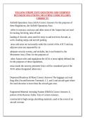 YELLOW STRIPE TEST QUESTIONS AND VERIFIED DETAILED SOLUTIONS &lpar; MULTIPLE CHOICES&rpar; &vert;100&percnt; CORRECT&excl;&excl;