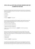 NR 511 CEA exam WITH WELL DETAILED ANSWERS AND VERY &NewLine;ELABORATED YEAR 2026