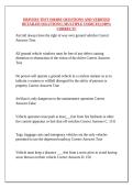 DRIVERS TEST OHARE QUESTIONS AND VERIFIED DETAILED SOLUTIONS &lpar; MULTIPLE CHOICES&rpar; &vert;100&percnt; CORRECT&excl;&excl;