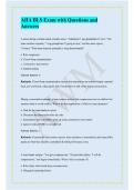 AHA BLS Exam with Questions and Answers
