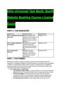 2026&sol;2027 South Dakota Boating License Exam&colon; Elite Universal Test Bank &lpar;33&plus; Q&As&rpar;