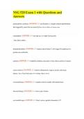 NSG 520 Exam 1 with Questions and Answers