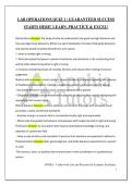LAB OPERATIONS QUIZ 1 &vert; GUARANTEED SUCCESS STARTS HERE&excl; LEARN&comma; PRACTICE & EXCEL&excl;