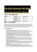 2026&sol;2027 The Elite Universal Test Bank&colon; Tennessee Boating Mastery & Regulatory Compliance &lpar;19&plus; Question Assessment&rpar;