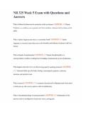 NR 325 Week 5 Exam with Questions and Answers