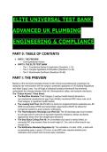 2026&sol;2027 Elite Universal Test Bank&colon; Advanced UK Plumbing Engineering & Compliance &lpar;33&plus; Questions&rpar;