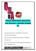 FCCLA National Leadership Exam Practice Questions & Answers &vert; FCCLA &vert; 100&plus; Questions &vert; Leadership&comma; National Programs&comma; STAR Events&comma; Membership & Organizational History &vert; Family&comma; Career and Community Leaders of America