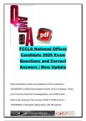 FCCLA EXAM COMPLETE PACKAGE DEAL