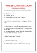 COMMERCIAL PILOT TEST PREP CHAPTER 1 QUESTIONS AND VERIFIED DETAILED SOLUTIONS &lpar; MULTIPLE CHOICES&rpar; &vert;100&percnt; CORRECT&excl;&excl;
