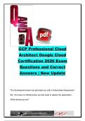 Google Professional Cloud Architect &lpar;PCA&rpar; Certification Practice Exam Questions & Answers &vert; Professional Cloud Architect &vert; 200&plus; Questions &vert; Google Kubernetes Engine &lpar;GKE&rpar;&comma; Cloud SQL&comma; BigQuery&comma; IAM&comma; Networking & Cloud Architecture &vert; Google Cloud