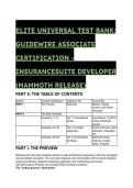 2026&sol;2027 Elite Guidewire InsuranceSuite Developer Test Bank &lpar;Mammoth Release&rpar; - 39&plus; S-Tier Questions