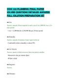 COSC 325 PLUMBING FINAL PAPER&NewLine;SOLVED QUESTIONS DETAILED ANSWERS&NewLine;FULL SOLUTION PREPARATION SET