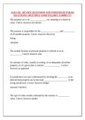IAAO 101 - REVIEW QUESTIONS AND VERIFIED DETAILED SOLUTIONS &lpar; MULTIPLE CHOICES&rpar; &vert;100&percnt; CORRECT&excl;&excl;