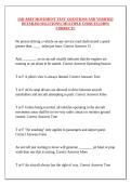 IAH ARFF MOVEMENT TEST  QUESTIONS AND VERIFIED DETAILED SOLUTIONS &lpar; MULTIPLE CHOICES&rpar; &vert;100&percnt; CORRECT&excl;&excl;