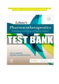 Lehne's Pharmacotherapeutics for Advanced Practice Nurses Test Bank 2025&sol; 2026 100&percnt; Verified with Correct Questions and Answers with Solution Comprehensive Advanced Practice Nursing Pharmacology Exam Prep Study Guide