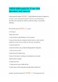 NR569 Differential Dx Exam with Questions and Answers