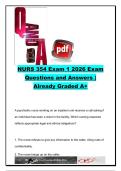NURS 354 Exam 1 Practice Questions & Answers &vert; NURS 354 &vert; 250&plus; Questions &vert; Psychiatric Mental Health Nursing&comma; Therapeutic Communication&comma; Legal & Ethical Issues&comma; Crisis Intervention & DSM-5