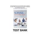 Advanced Practice Nursing in the Care of Older Adults 3rd Edition Lauri Test Bank 2025&sol; 2026 &vert; 100&percnt; Verified Questions and Answers with Solution
