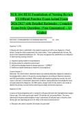 NUR 104 HESI Foundations of Nursing Review V2 Official Practice Exam Actual Exam 2026&sol;2027 with Detailed Rationales &vert; Complete Exam-Style Questions &vert; Pass Guaranteed &ndash; A&plus; Graded&NewLine;&NewLine;