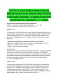NUR 242 Exam 4 Medical-Surgical Nursing Official Practice Exam Actual Exam 2026&sol;2027 with Detailed Rationales &vert; Complete Exam-Style Questions &vert; Pass Guaranteed &ndash; A&plus; Graded&NewLine;&NewLine;