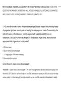 NR 511 CEA EXAM CHAMBERLAIN UNIVERSITY NR 511 COMPREHENSIVE CLINICAL EXAM &ndash; EXAM-STYLE&NewLine;QUESTIONS AND ANSWERS &vert; VERIFIED AND WELL DETAILED ANSWERS &vert; PLUS RATIONALES &vert; GUARANTEED&NewLine;PASS &vert; 2026&sol;27 LATEST UPDATE &vert; EXAM PREP &vert; STUDY GUIDE &vert; PRACTICE TEST