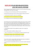 NRNP 6552 Exam 2025&ndash;2026 Questions and Detailed Answers&comma; Walden University