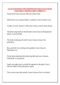 LUOA QUESTIONS AND VERIFIED DETAILED SOLUTIONS &lpar; MULTIPLE CHOICES&rpar; &vert;100&percnt; CORRECT&excl;&excl;