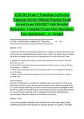 NUR 210 Exam 3 Transition to Practice Capstone Review Official Practice Exam Actual Exam 2026&sol;2027 with Detailed Rationales &vert; Complete Exam-Style Questions &vert; Pass Guaranteed &ndash; A&plus; Graded&NewLine;&NewLine;
