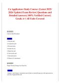 CA Applicators Study Course &lpar;Latest 2025&sol; 2026 Update&rpar; Exam Review Questions and Answers Test Bank 100&percnt; Verified with Correct Solutions Comprehensive California Certification Exam Prep Study Guide