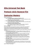 2026&sol;2027 S-Tier NFPA 1020 & 1400 Fire Instructor Mastery Test Bank &vert; Arctic Operations & Nunavut Compliance &lpar;69&plus; Q&A&rpar;