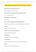 BIO 130 Exam 2 Questions and Correct Answers
