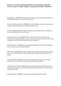 Dynatrace Associate Certification REVIEW Exam Questions with 100&percnt; Correct Answers &vert; Verified &vert; Updated &lpar;Actual Exam&rpar; LATEST VERSION&excl;&excl;