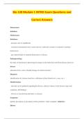 Bio 130 Exam 3 Questions and Correct Answers 