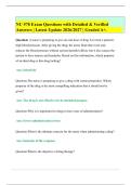NU 578 Exam Questions with Detailed & Verified&NewLine;Answers &vert; Latest Update 2026&sol;2027 &vert; Graded A&plus;&period;