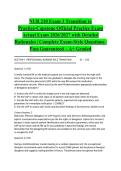 NUR 210 Exam 3 Transition to Practice-Capstone Official Practice Exam Actual Exam 2026&sol;2027 with Detailed Rationales &vert; Complete Exam-Style Questions &vert; Pass Guaranteed &ndash; A&plus; Graded&NewLine;&NewLine;