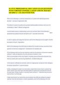 FL FTCE PROFESSIONAL EDUCATION EXAM QUESTIONS&NewLine;WITH VERIFIED ANSWERS &vert; LATEST UPDATE 2026&sol;2027 &vert;&NewLine;GRADED A&plus; &vert; GUARANTEED PASS&period;