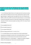 NUR 6501 Advanced Pathophysiology Midterm Exam &vert; 150&plus; Actual Questions & Detailed Answers &vert; Walden University