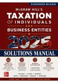 Solutions Manual for McGraw Hill's Taxation of Individuals and Business Entities&comma; 2025 Release &lpar;Spilker&comma; Ayers&comma; Barrick&comma; Lewis&comma; Robinson&comma; Weaver & Worsham&comma; 2025&rpar; &vert; All Chapters 1&ndash;25 Covered