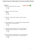 Data Analytics for Accounting 2nd Edition Richardson &lpar;Chapters 1-7&rpar; Test Bank