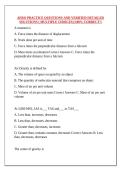 AERO PRACTICE QUESTIONS AND VERIFIED DETAILED SOLUTIONS &lpar; MULTIPLE CHOICES&rpar; &vert;100&percnt; CORRECT&excl;&excl;